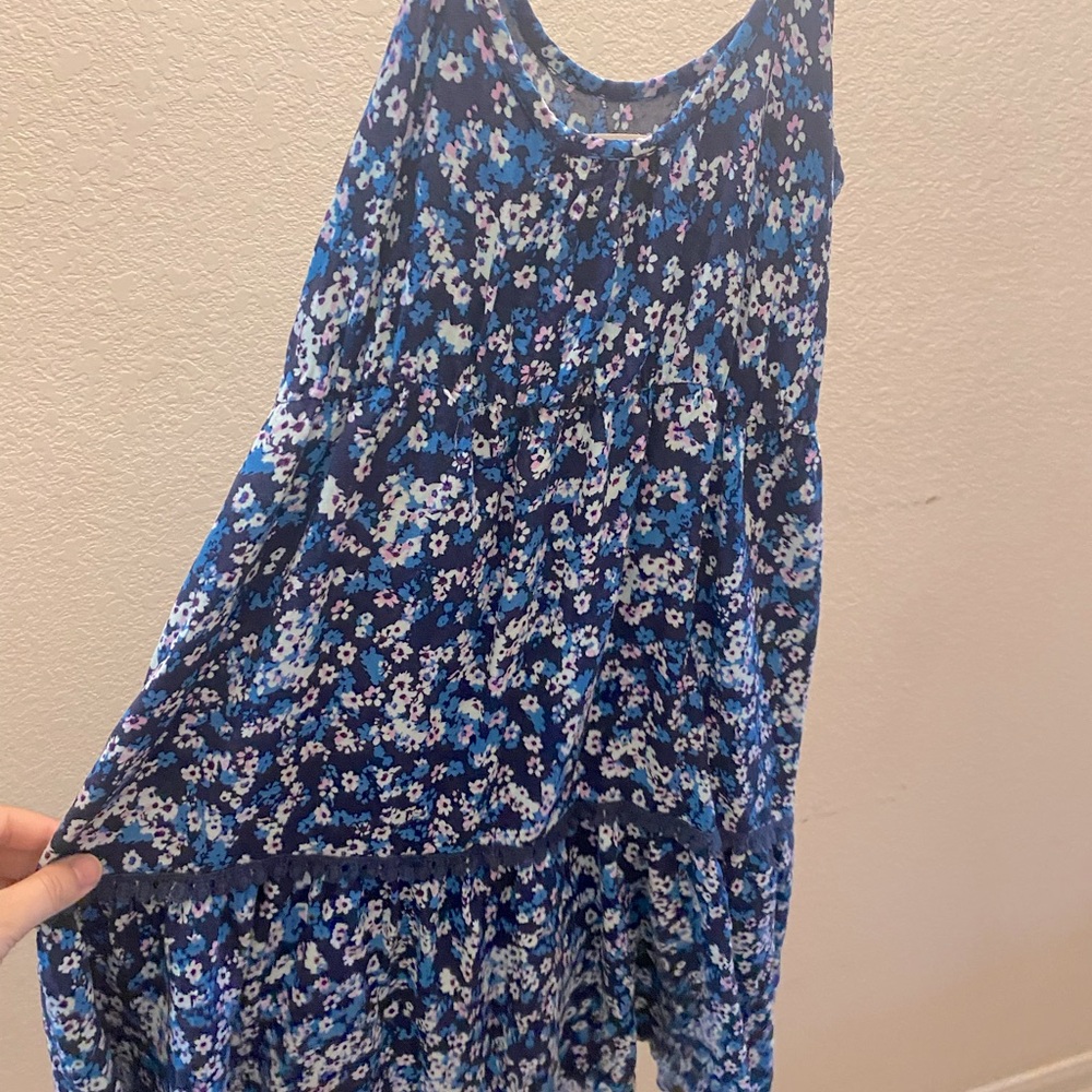 Mossimo Supply Co. Blue Floral Dress